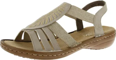 Produktbild von Rieker 608C0 62 Damen Keilsandale Beige, Beige, Gr. 42