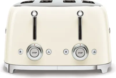 Image de Smeg Grille-pain style années 50 TSF03CREU Crème