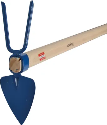 Produktbild von SONNECK Schneckenhaue Breitblatt mit 2 Zinken mit Stiel