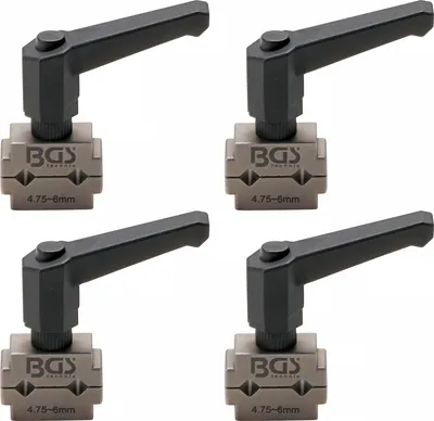 Produktbild von BGS 9533-1 Bremsleitungsklemmen-Satz, 4,75 + 6 mm, 4-tlg.
