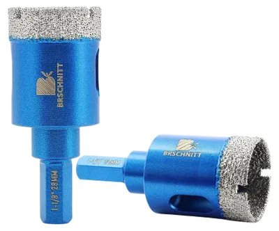 Immagine prodotto di Set di punte diamantate per piastrelle, trapano a tazza da 28 mm per Vetroceramica e marmo