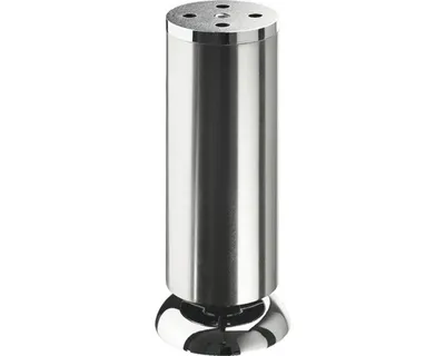 Immagine prodotto di Piede per mobili Hettich Salina effetto acciaio inossidabile Ø 50 x 150 mm