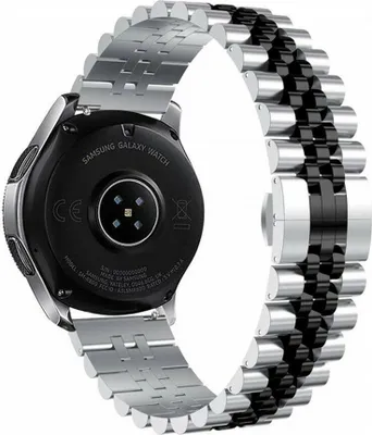 Produktbild von Strap-it Stahlarmband - Kompatibel mit Huawei Watch GT 3Armband 46mmHochwertiger EdelstahlHuawei watch strap Armband mit faltschließe für 22mmArmband Silber