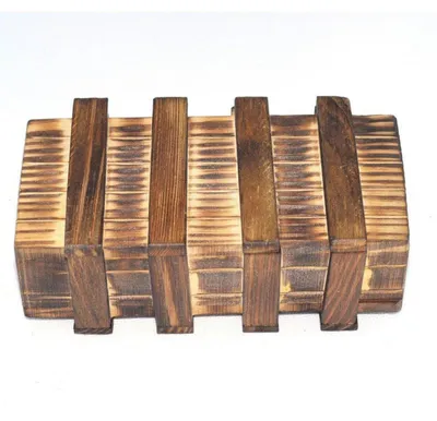 Produktbild von 3D Puzzle Denkspiel Magische Geschenkbox aus Holz Knobelspiel Gehirntraining Logikspiel für Kinder und Erwachsene