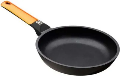 Produktbild von BRA Efficient Orange | 22 cm Bratpfanne, Aluminiumguss mit Platinum Plus Antihaftbeschichtung, flach, induktionsgeeignet