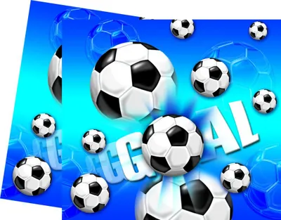 Produktbild von Fußball blau Tischdecke 120x180cm