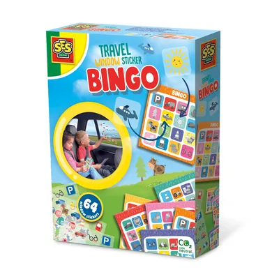 Produktbild von Ses Creative Reisspel Raamsticker Bingo