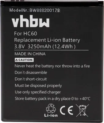 Produktbild von vhbw Akku kompatibel mit Motorola Moto C Plus, XT1724, XT1725, C Plus Dual SIM, XT1723 Handy Smartphone Telefon (3250 mAh, 3,8 V, Li-Polymer)