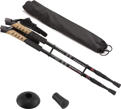 Productafbeelding van Famanu Nordic Walking stokken met anti-schokfunctie - verstelbaar tot 135 cm