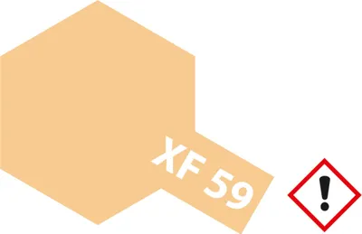 Produktbild von XF-59 Wuestengelb matt - 23ml Acrylstreichfarbe wasserloeslich Tamiya 300081359