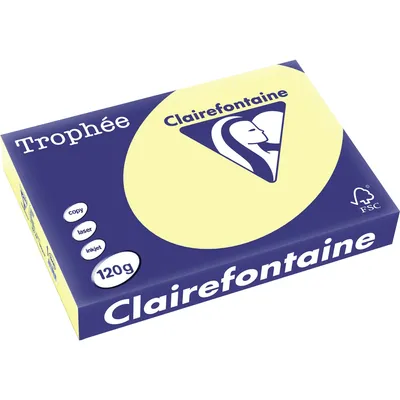 Image de Clairalfa papier universel Troph'e, A4, 120 g/qm, jaune