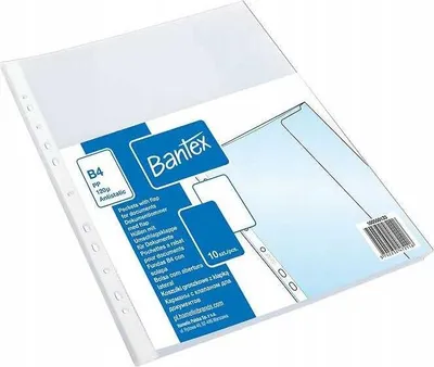 Produktbild von BANTEX B4 Erbsen-T-Shirts mit Klappe 120 mic. 10 Stk.