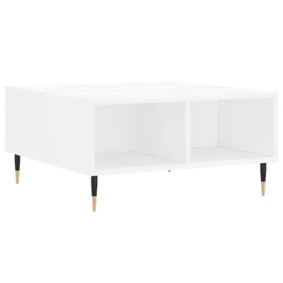 Produktbild von vidaXL Couchtisch Hochglanz-Weiß 60x60x30 cm Holzwerkstoff