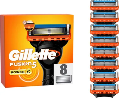 Produktbild von Gillette Fusion 5 Power Rasierklingen, 8er Pack