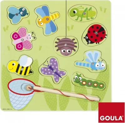 Produktbild von Goula Magnetisches Insektenspiel 11-teilig
