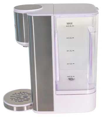Unold Express Heißwasserbereiter Ava mit modernem Design, transparentem Tank & runder Abtropfschale 