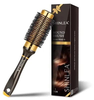 Produktbild von Rundbürste Zum Föhnen – SHINLEA Haarbürste Ohne Ziepen Bürste für Locken for Dam