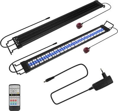 Produktbild von Jopassy LED osvetlenie akvária akvárium lampa RGB akvárium škálovateľné horné svetlo s diaľkovým ovládaním, 120-150CM