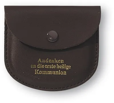 Produktbild von Rosenkranz-Etui Leder braun Kommunion Geschenk
