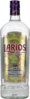 Produktbild von Larios Ginebra Mediterránea Double Distilled 37,5 % 1,00 lt.