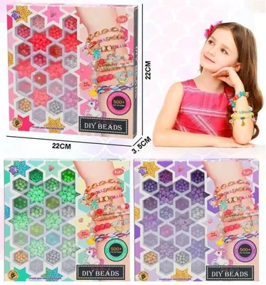 Produktbild von Großes Perlenset zum Basteln von individuellem Schmuck und kreativen Accessoires