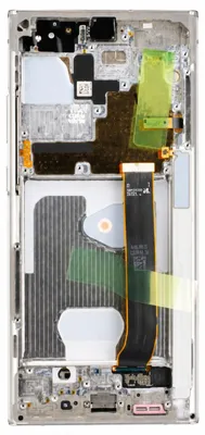 Produktbild von Samsung, Komplettdisplay für Galaxy S24 Ultra AMOLED mit Rahmen Service Pack, Weiß