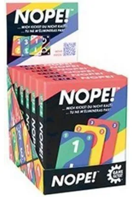 Immagine prodotto di Nope Il gioco di carte, diverso e rinfrescante, Mich kickst du Nicht Raus