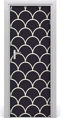 Produktbild von Tulup Türaufkleber 75x205 cm Dekorative Aufkleber Selbstklebend Wasserdichte Tapete Abnehmbar Schlafzimmer Wohnzimmer Wohnkultur - schuppig