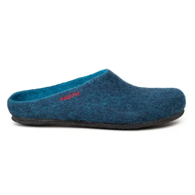 Produktbild von Magicfelt Filz Pantoffeln Aus 100% reiner Wolle, Rutsch- und wasserfeste Sohle, Anatomisch geformt