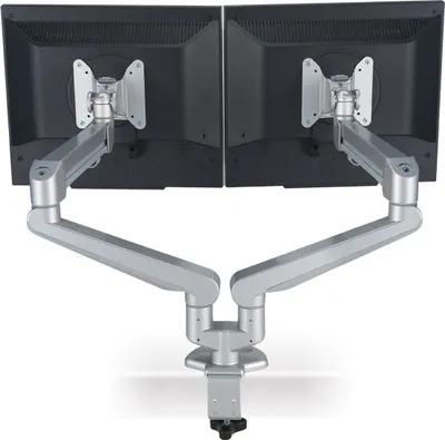Produktbild von ROLINE LCD-Doppelarm, Tischmontage, Gasfeder, 5 Gelenke, bis 16 kg