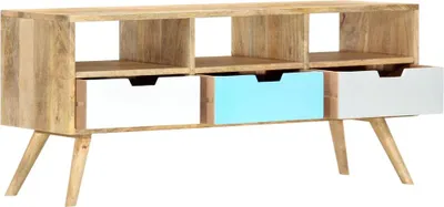 Produktbild von vidaXL TV-Schrank 110×35×48 cm Massivholz Mango