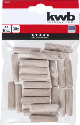 Produktbild von Holzdübel 10 mm 30 Stück - Kwb