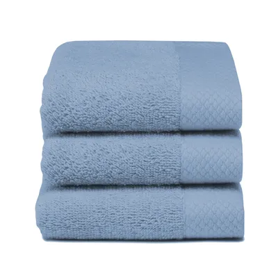 Produktbild von Seahorse Gästehandtücher Pure - 30 x 50 cm - Denim - 3 Stück