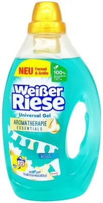 Produktbild von Weißer Riese Universal Gel LOTUS + MANDEL-ÖL 1,1L 22WL Flüssig-Waschmittel