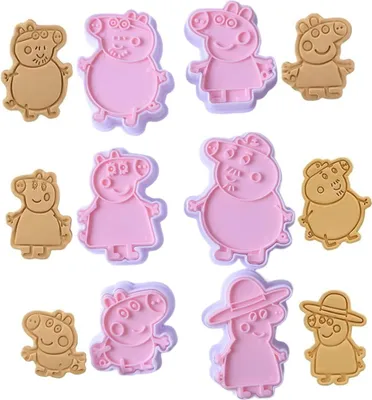 Produktbild von PEPPA Schweinestempelausstecher Formen 6St