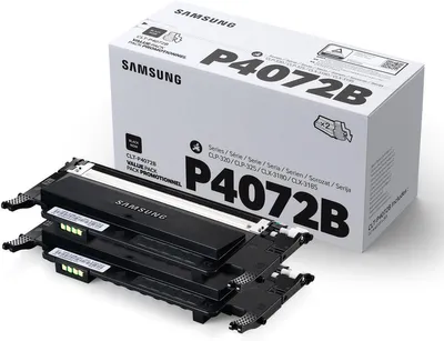 Produktbild von Samsung CLT-P4072B 2er-Pack Schwarz Tonerkartuschen, 3000 Seiten, Schwarz, 2 Stück(e)