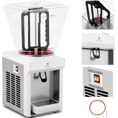 Obrázek produktu pro Chladnička na nápoje o objemu 25 litrů – energeticky úsporná chladnička na nápoje s mixérem