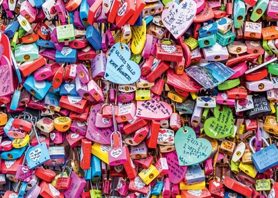 Produktbild von Alipson Puzzle Liebesschlösser Puzzle - 1000 Teile buntes Spielzeug