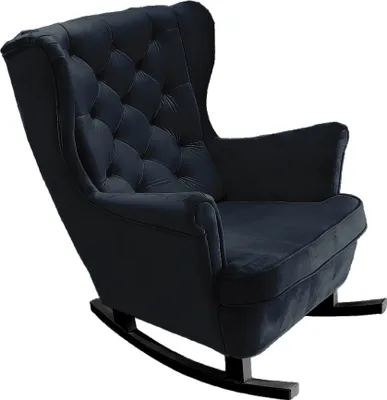 Produktbild von DomoHome Relaxsessel Armlehnensessel Armlehnen Fernsehsessel Loungesessel Polstersessel Couchsessel Armsessel Chair Wohnzimmersessel Ohrensessel | 102x81x95cm | Black_29863