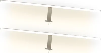Produktbild von kalb | kalb | LED Aufbauleuchte 60cm, dimmbar, 6W, 12V, mit Fußschalter 2er Set warmweiß
