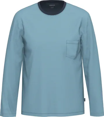 Produktbild von Ammann Bio Herren-Langarmshirt blau M