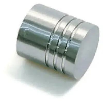 Produktbild von Gardinia Endknopf Zylinder zu Stilprogramm Chicago, Ø 20 mm edelstahl-optik