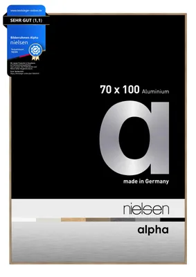 Produktbild von nielsen Aluminium Bilderrahmen Alpha, 70x100 cm, Eiche