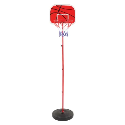 Imagen del producto de Soporte para baloncesto de altura ajustable, soporte para baloncesto, aro de baloncesto, estructura para baloncesto, aro de baloncesto para interiores, juguete deportivo