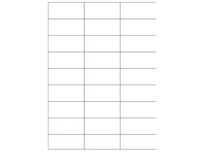 Image de Étiquettes Igepa 70,0 x 32,0 mm 100 feuilles en blanc