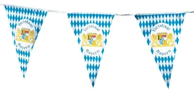 Produktbild von Kunststoff Wimpelkette "Bayern"