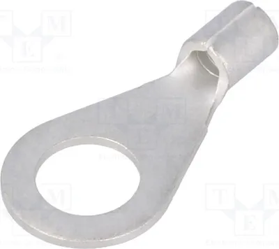Immagine prodotto di 10 connettori a crimpare per cavi, tipo ad anello, M6, per cavi isolati ST-087/4, sezione da 1,5 a 2,5 mm²