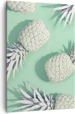 Produktbild von Bild auf Leinwand - Leinwandbild - Einteilig - Ananas Obst Saft - 70x100cm - Wand Bild - Wanddeko - Wandbilder - Leinwanddruck - Wanddekoration - Leinwand bilder - Wandbild - PA70x100-4040