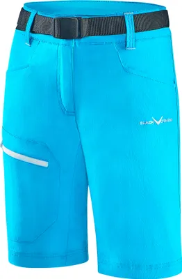 Produktbild von BLACK CREVICE - kurze Damen Wander- & Trekkinghose - Shorts - Outdoor Hose | Farbe: Türkis | Größe: 40