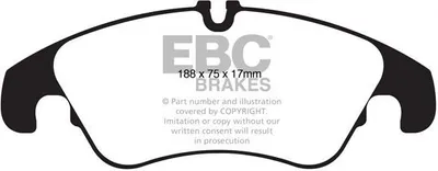 Produktbild von EBC Brakes Bremsbeläge Bremsklötze VORNE DP42022R